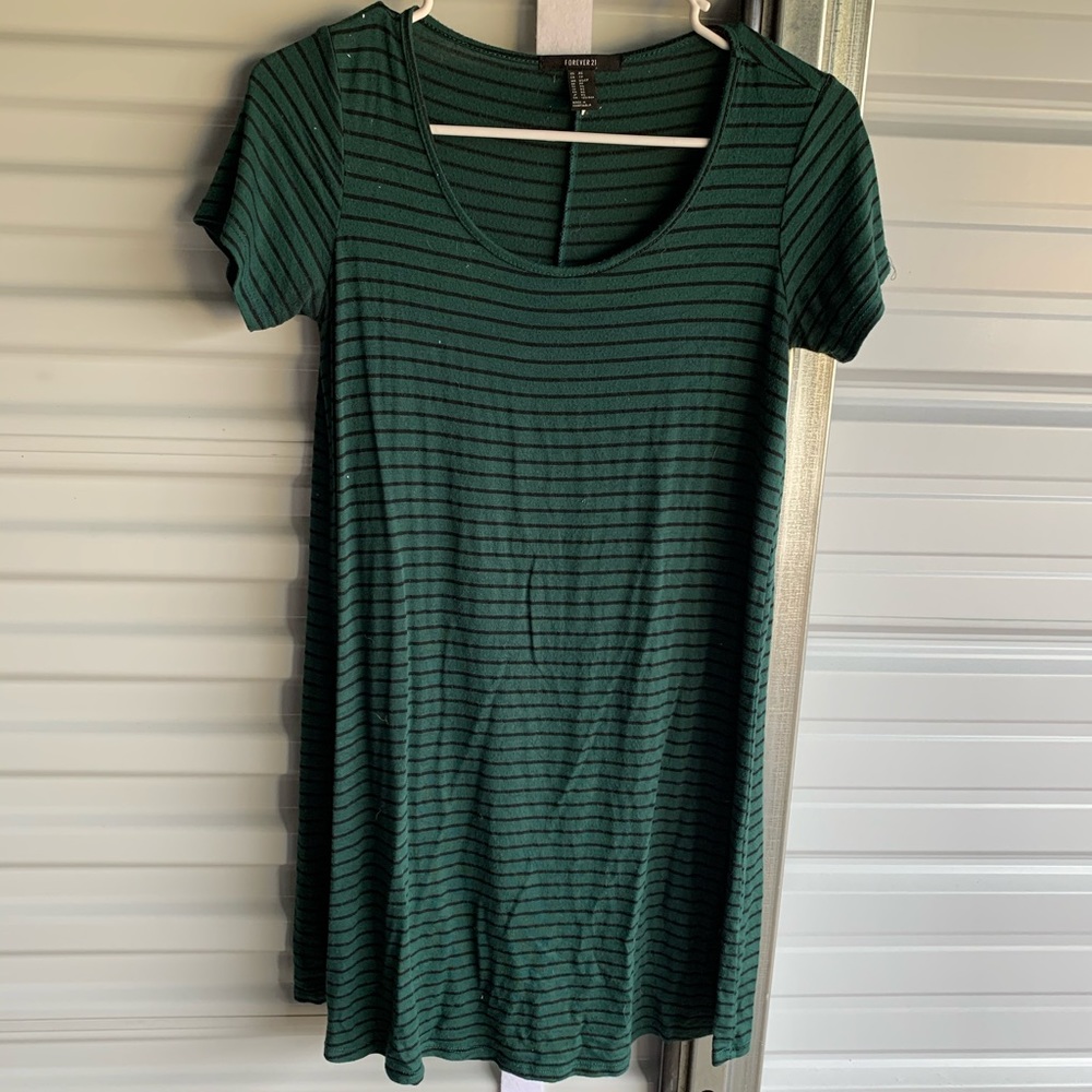 3/$25 Striped t shirt dress forever 21 xs